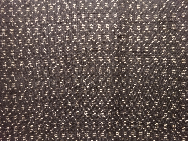 JAPANESE KIMONO / ANTIQUE MENS KIMONO / SILK / DORO OSHIMA TSUMUGI